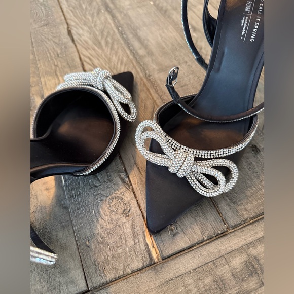 Call it Spring Galaa Rhinestone High Heels, size 7.5. - Picture 5 of 14